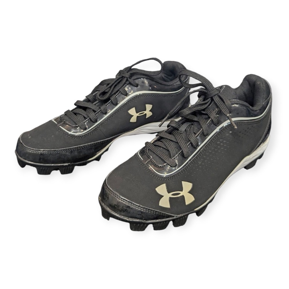 Under‎ Armour Leadoff Low Baseball Cleats Black Men's Size 8.5 1229846-011